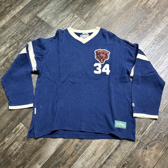 Vtg Mirage Chicago Bears NFL Football Walter Payton Pullover Size XL - Picture 1 of 8